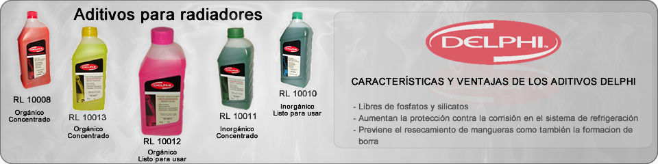 Aditivos para radiadores DELPHI